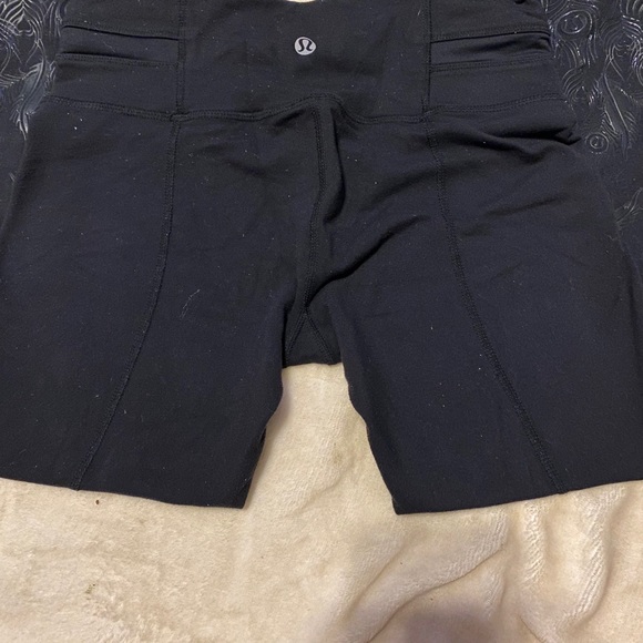 Lululemon peacock crop pants black size 4 - Picture 6 of 7